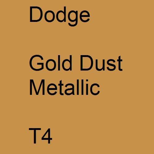 Dodge, Gold Dust Metallic, T4.